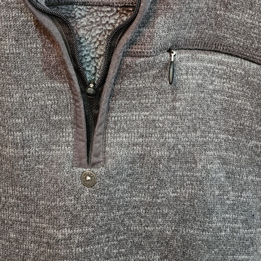 Prana Women's 1/4 Zip Fleece Pullover. Size L. - Picture 6 of 11